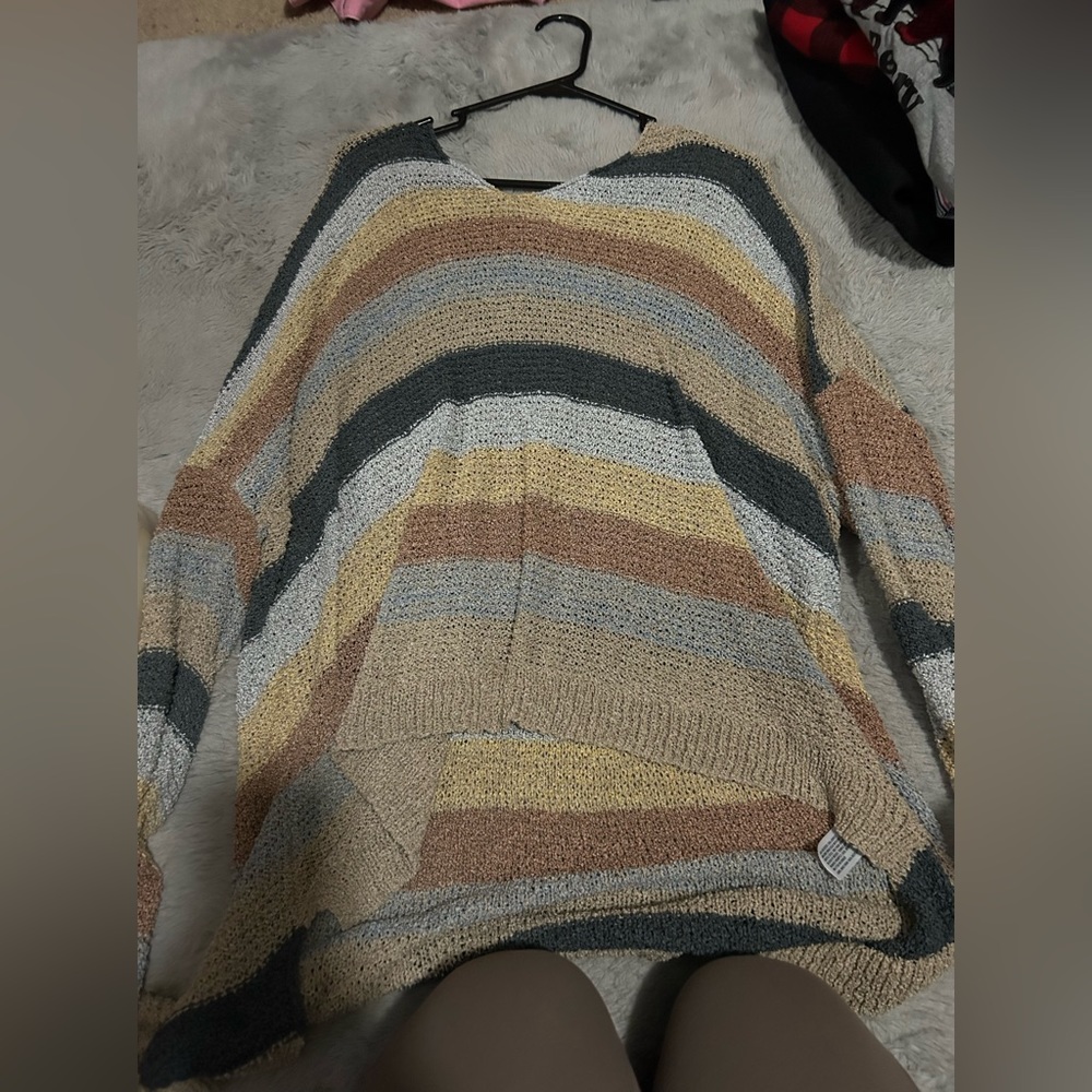 Oversized off the shoulder Knox Rose sweater